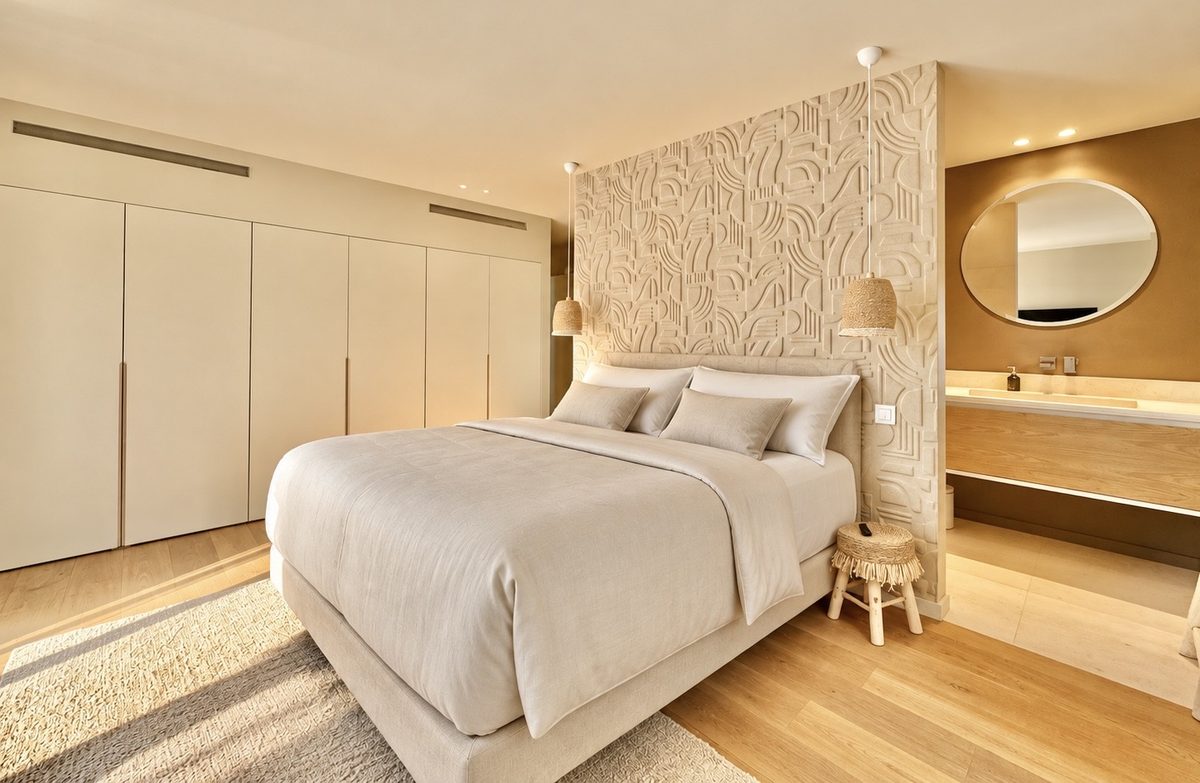 Villa Les Aiguiers – Chambre avec coin lavabo